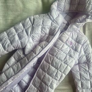 North face pastel purple jacket